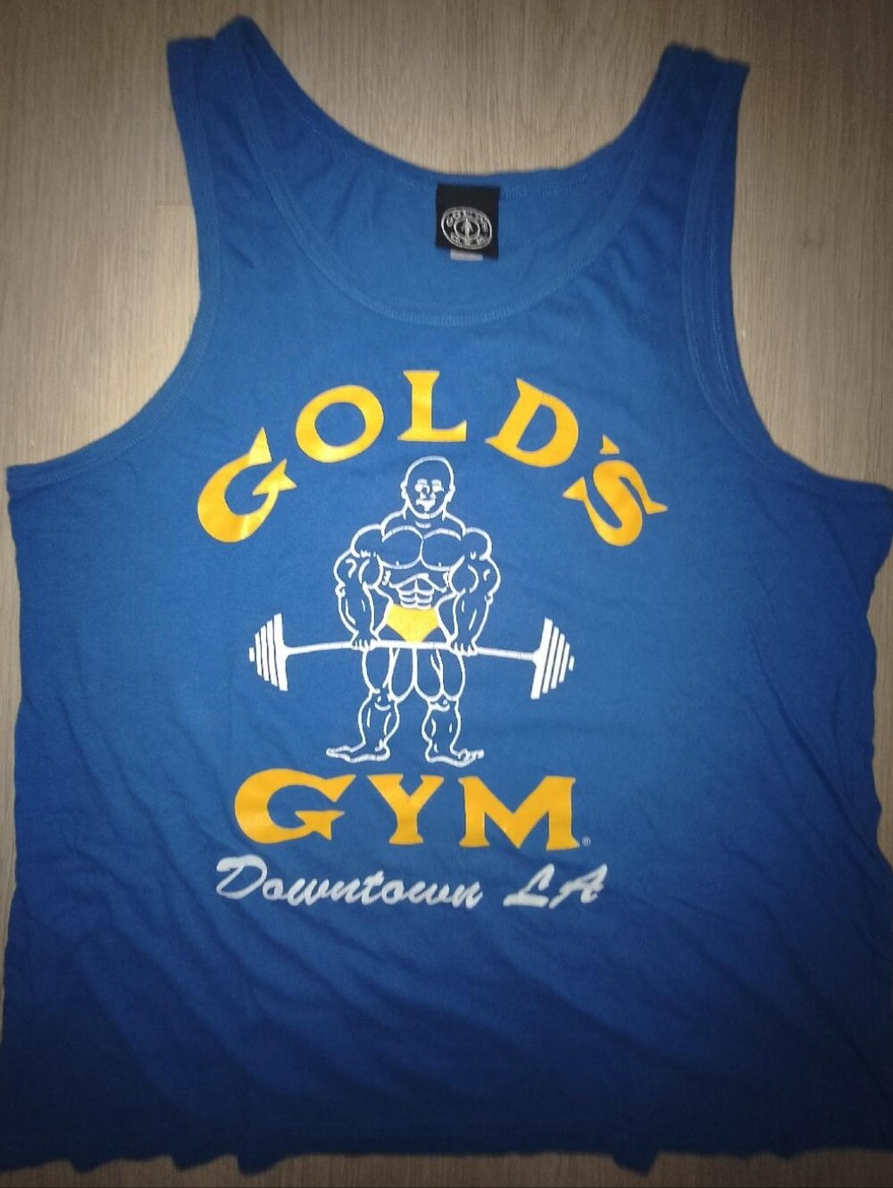Gold's Gym Graphic Tank Top in Blue